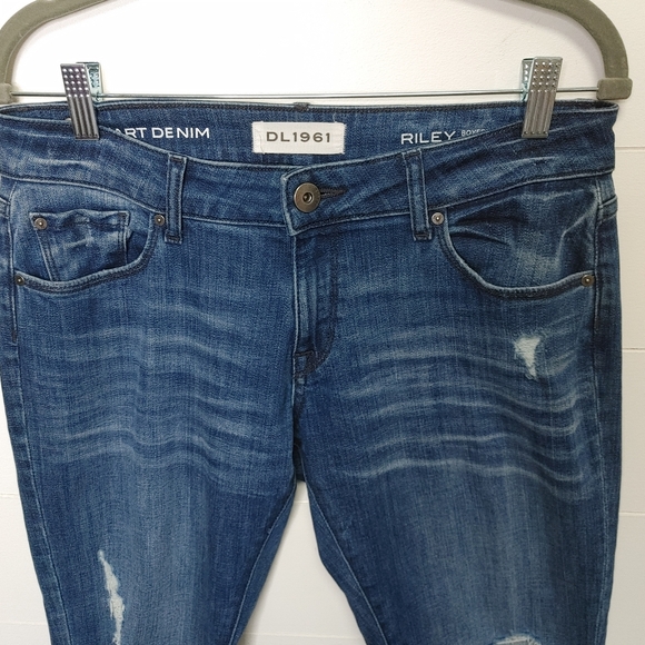 DL1961 Riley Boyfriend Crop jeans size 26 - Picture 4 of 16